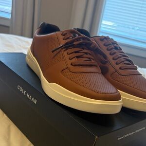 Cole Haan Men's Tan Leather Sneakers